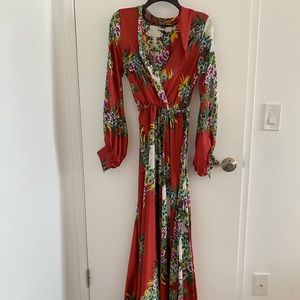 Kimono bridesmaid gown dress